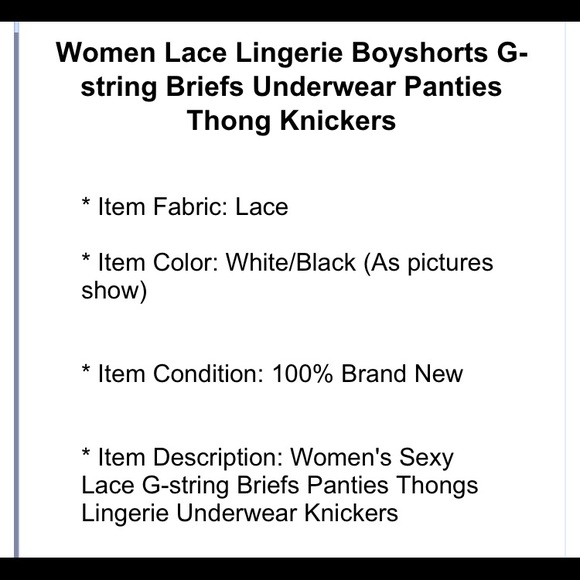 Two Black Lace Boyshorts Briefs Panties - Picture 2 of 2